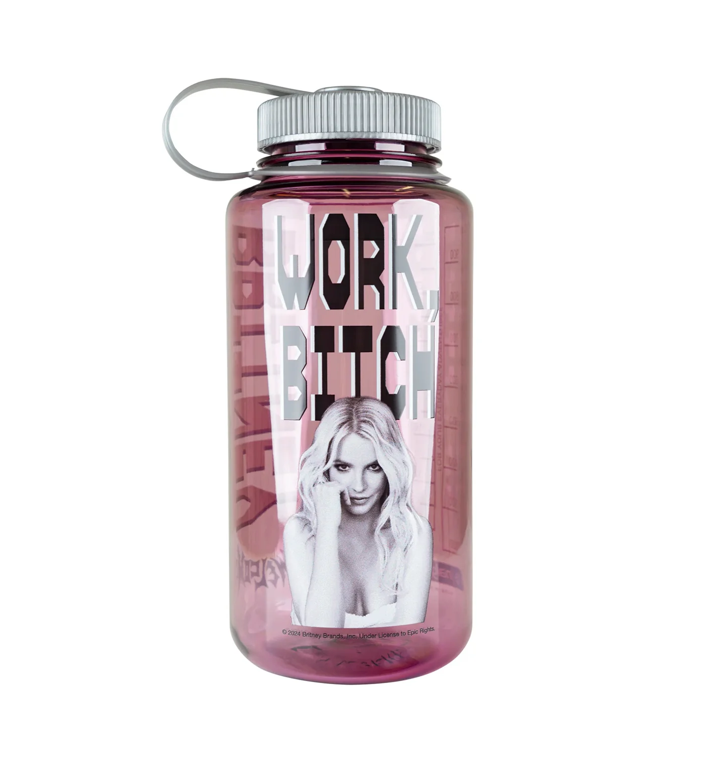 x Britney Spears-Work Bitch Nalgene Water Bottle, Pink - Image 2