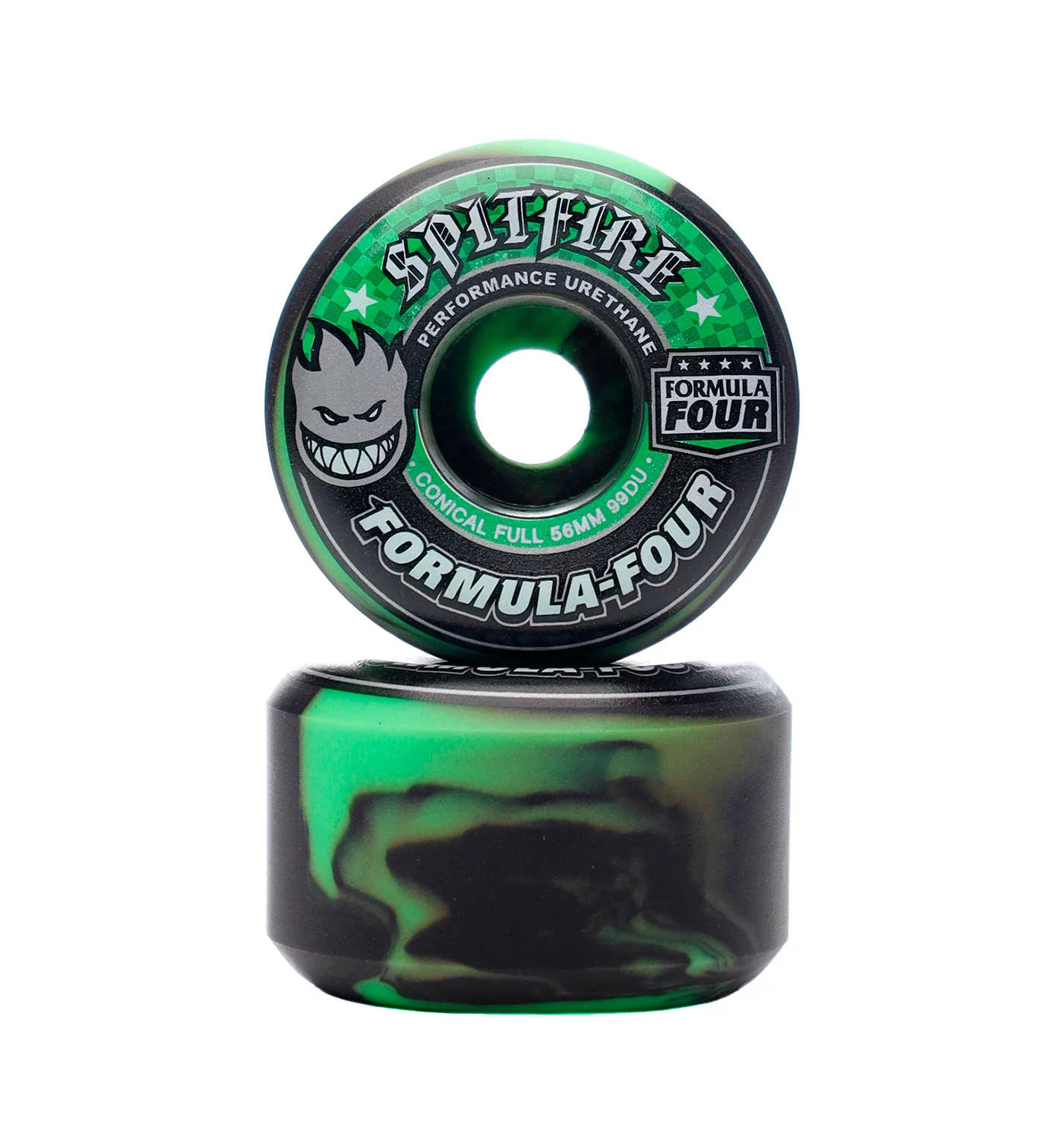 X EXO - F4 Conical Full 99a, Black/Green - Image 2