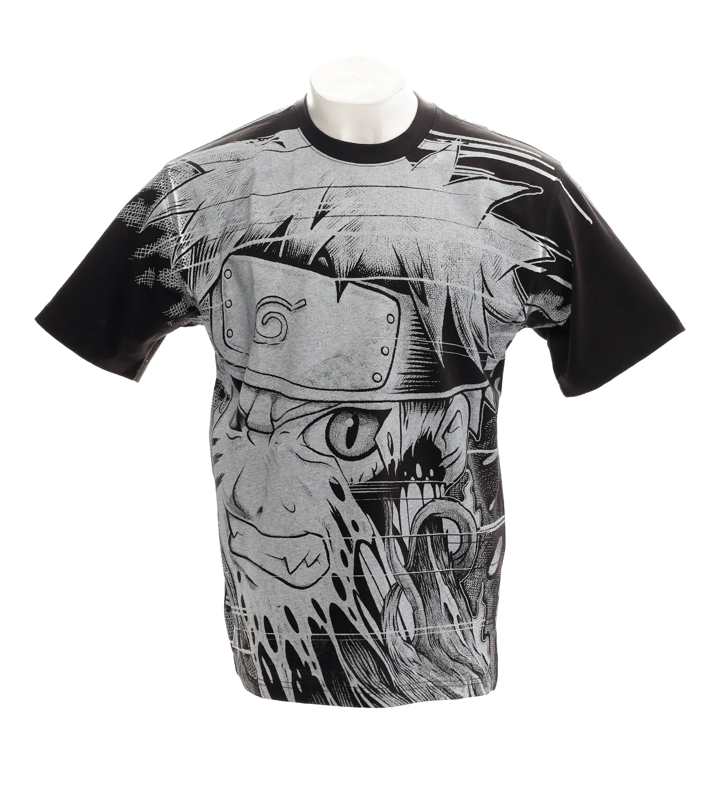 X Naruto X Paul Jackson Beast Big Print, Black