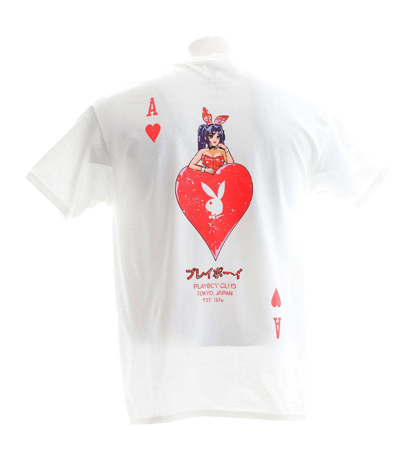 x Playboy Ace Of Hearts(Distressed), White - Image 2