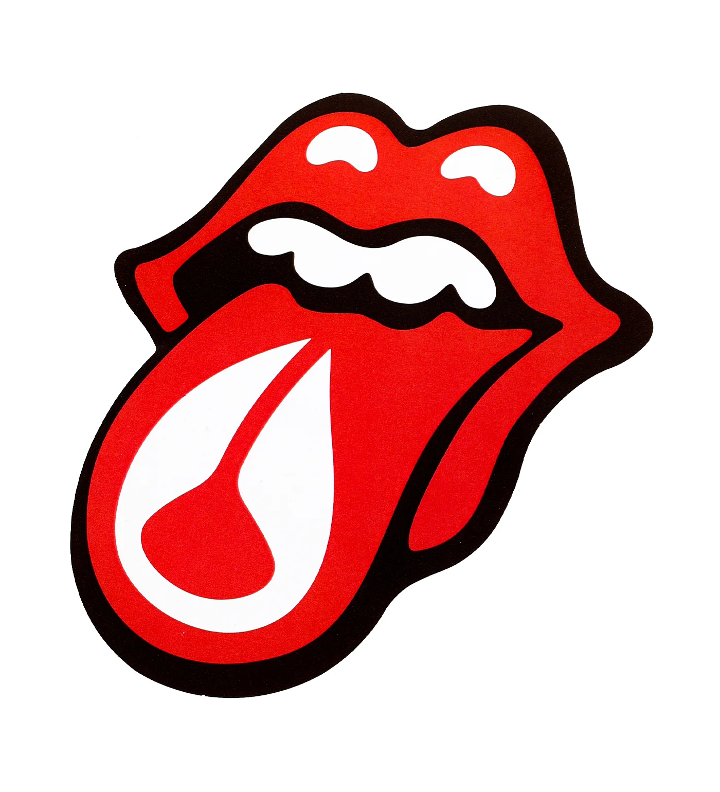 X Rolling Stone-Logo, Red/White