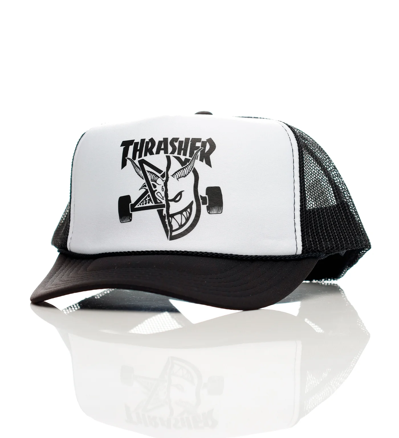 x Spitfire Thrash & Burn Trucker, White/Black
