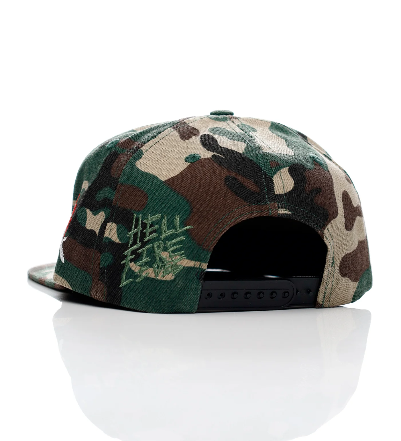 x Stranger Things Hellfire Club Snapback, Camo - Image 2