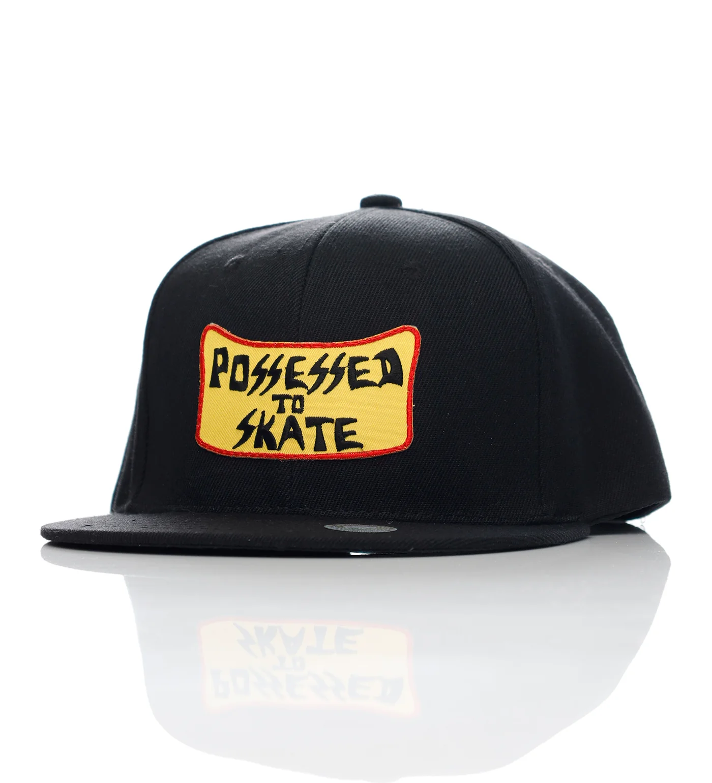 XSuicidal Skates Possessed to Skate Patch Snapback, Black