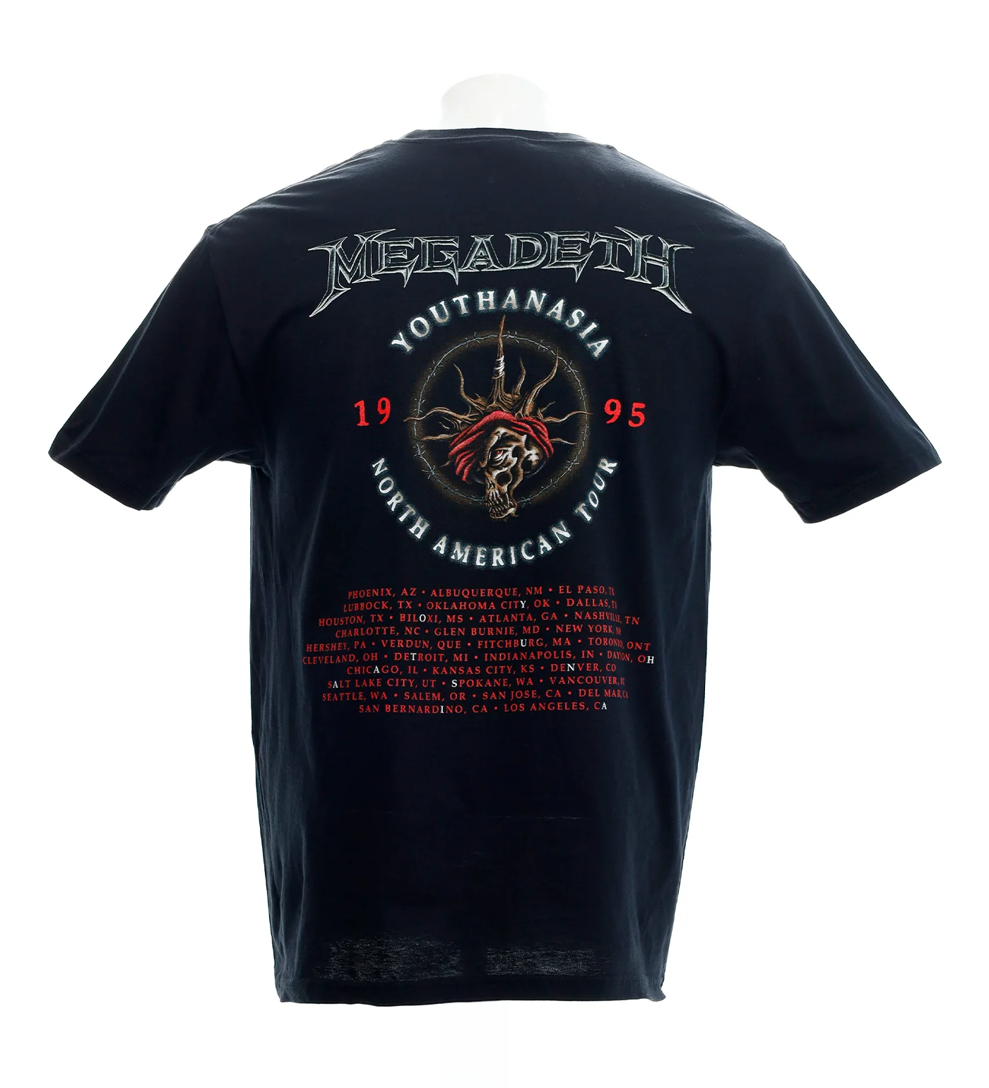 Youthanasia 1995 North American Tour, Black - Image 2